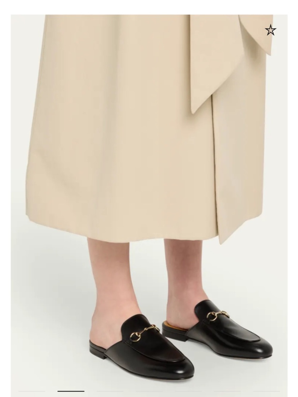 Gucci Princetown  Leather Mules